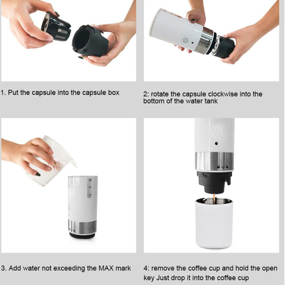 Portable Fully Automatic Espresso Coffee Maker