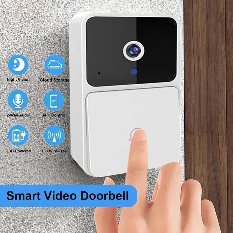 Smart WiFi Video Doorbell with Night Vision